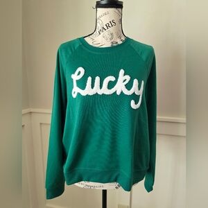Lucky Chenille Detail Top-NWT